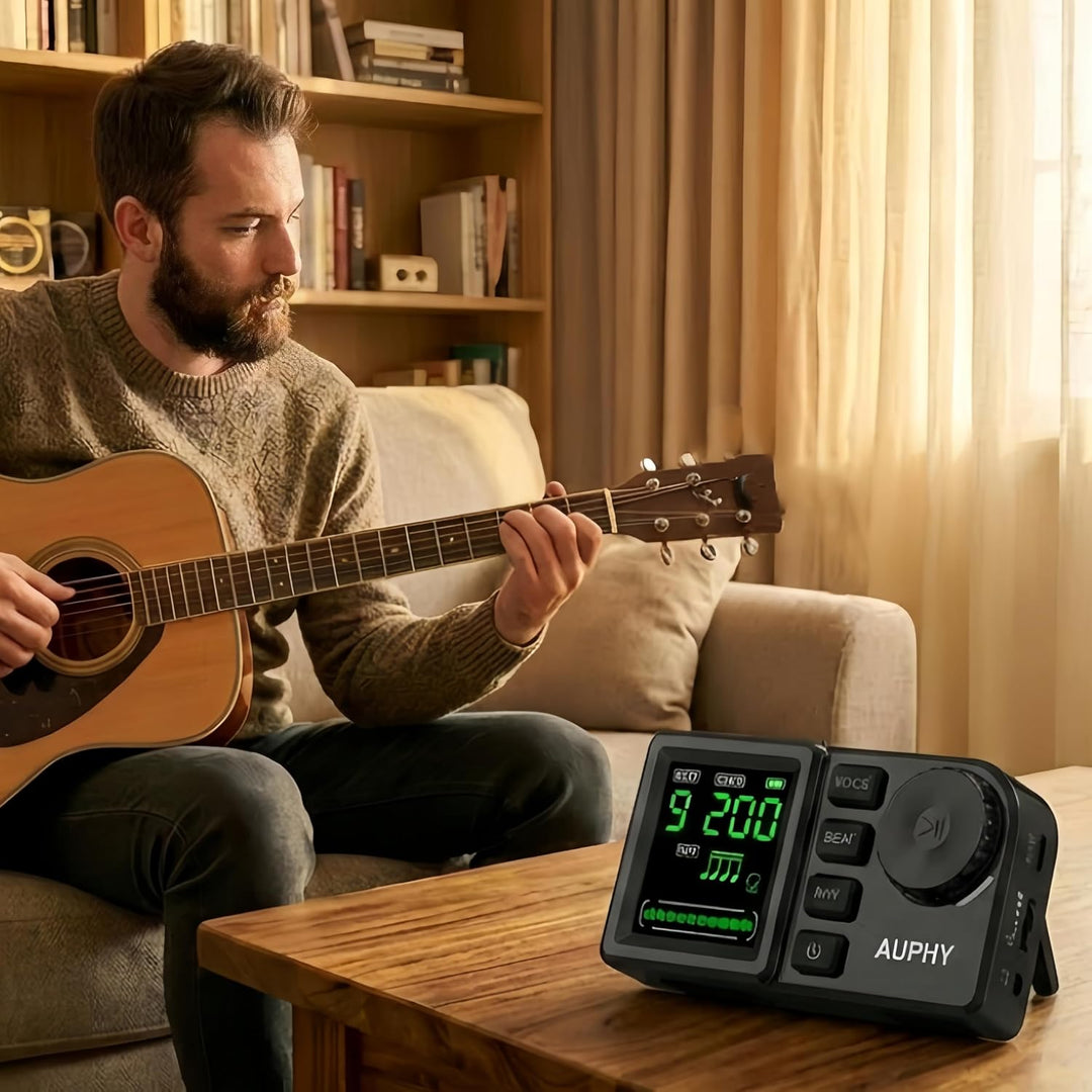 Professionelles Wiederaufladbares Digitales Metronom für Schlagzeug/Gitarre/Bass/Ukulele/Saxophon/Kl