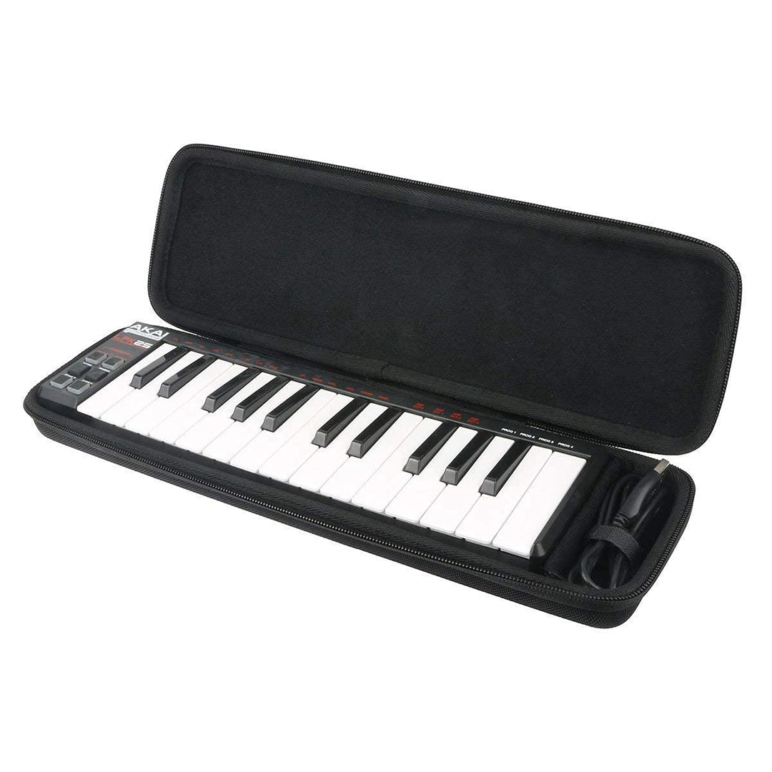 Khanka Hartschalen-Schutzhülle für AKAI Professional Pro LPK25 Wireless Keyboard Master MIDI Bluetoo