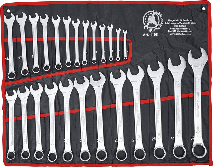 KS Tools 917.0795 1/4%22+3/8%22+1/2%22 Steckschlüssel-Satz, 195-tlg. &amp; BGS Diy 1198 | Maul-Ringschlü