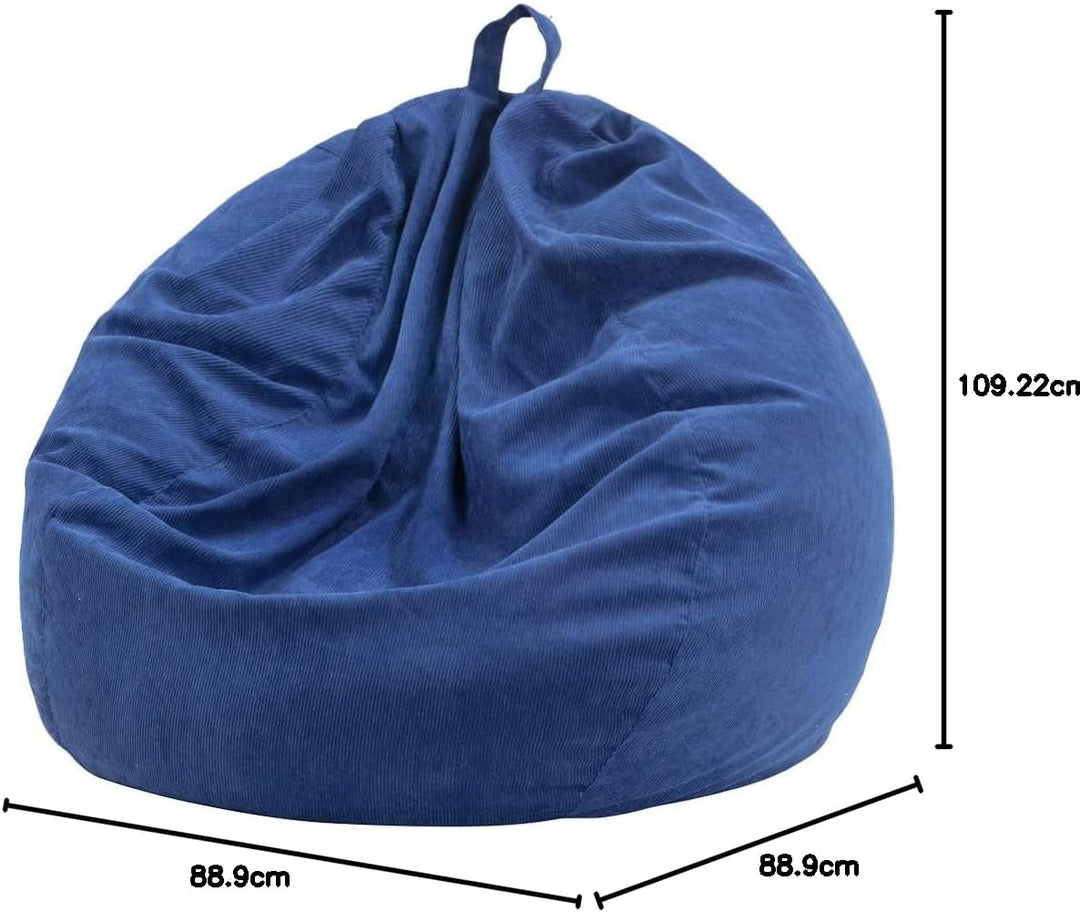 Nobildonna Sitzsackstuhl für Kinder und Erwachsene, nur Bezug (Keine Füllung) für Sofa-Stofftiere, 1