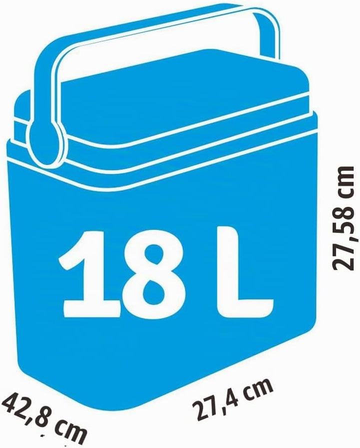 Kühlbox | Passive Kühlbox | Kühltaschen aus Kunststoff mit polystyrol thermische Isolierung 18 L Rot