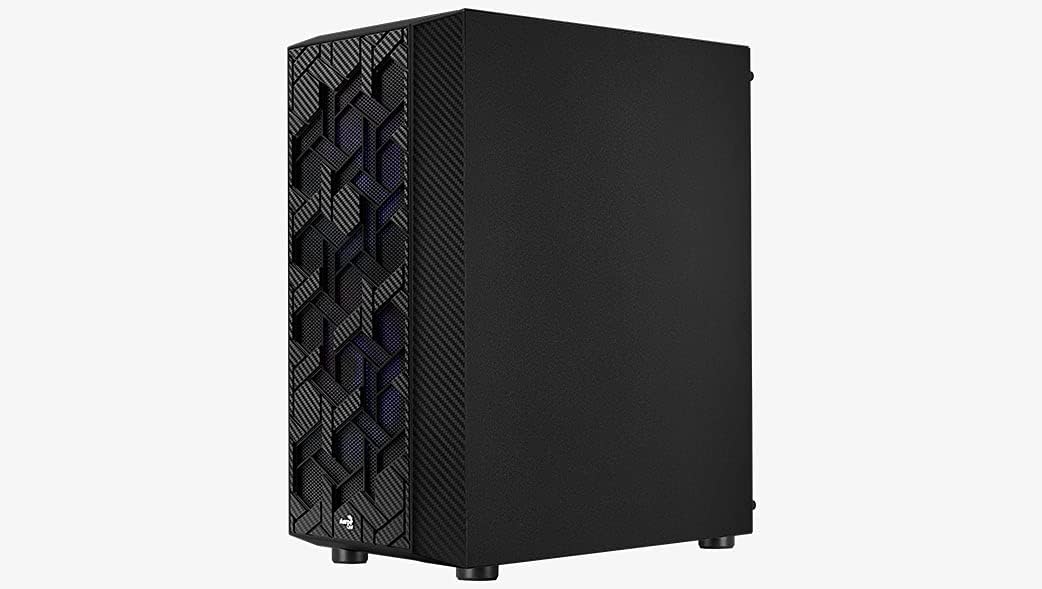 Aerocool Hive ARGB Mid Tower PC Gamng Case with Tempered Glass Window, 2 x ARGB Fans, 2 x USB 3.0, S