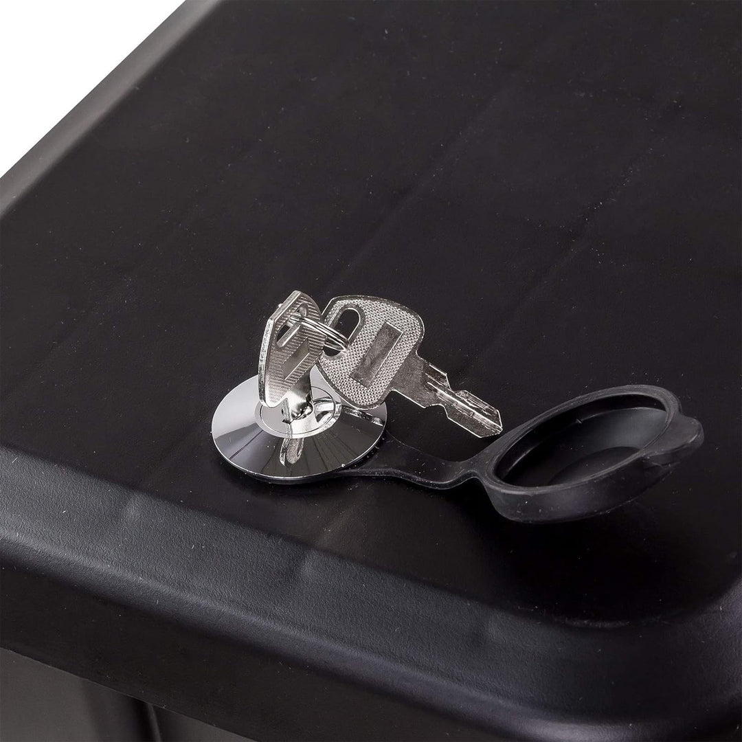 PKW Anhänger universal Deichselbox DDB25 schwarz max. für 100 kg + 2 Schlüssel