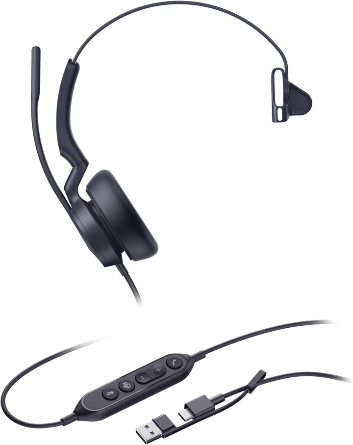 Yealink Headset UH46 Mono Teams USB-C/A UH46 Mono Teams USB C/A, UH46 Mono Teams USB C/A