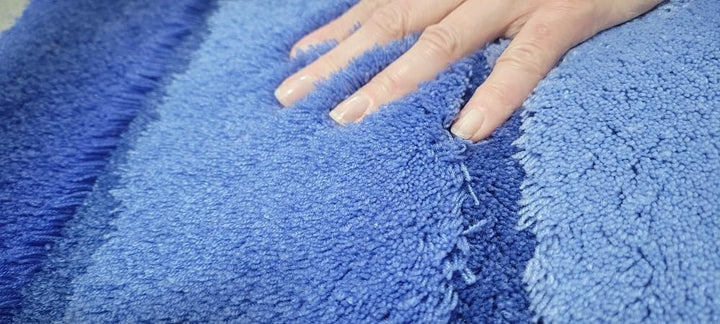 Spirella 1014483 Calma Badteppich 60 x 90 cm blau