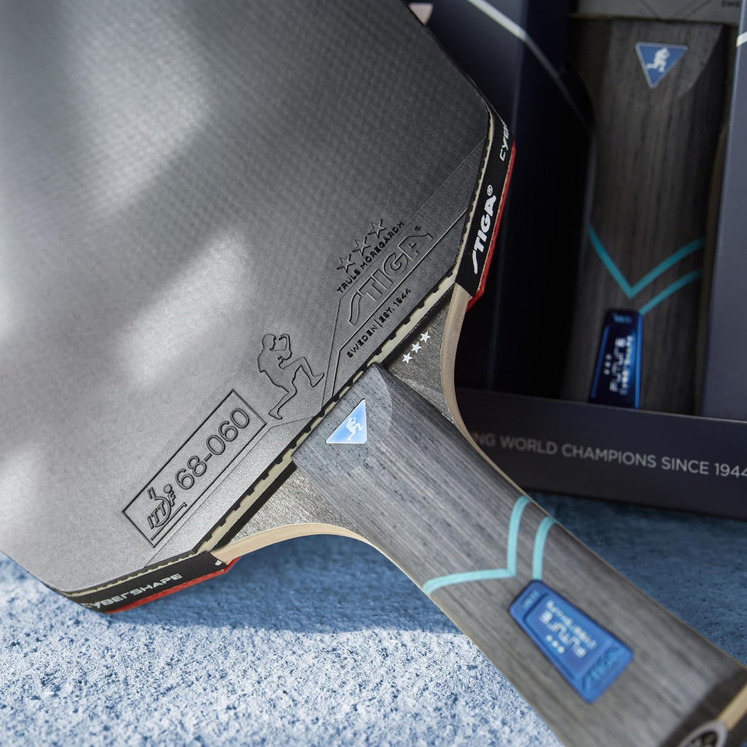 STIGA Tischtennisschläger Cybershape Future, Revolutionärer 3-Sterne-Tischtennisschläger mit Sechsec