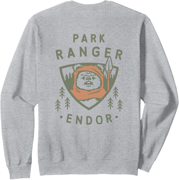 Star Wars Ewok Park Ranger Endor Forest Front & Back Sweatshirt