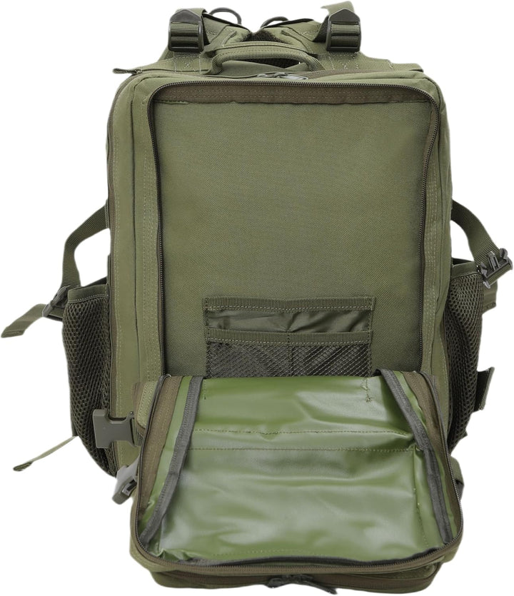 FALKENSTEJN Rucksack für Freizeit Outdooraktivitäten Schule Arbeit Multifunktionsrucksack Army 25/30