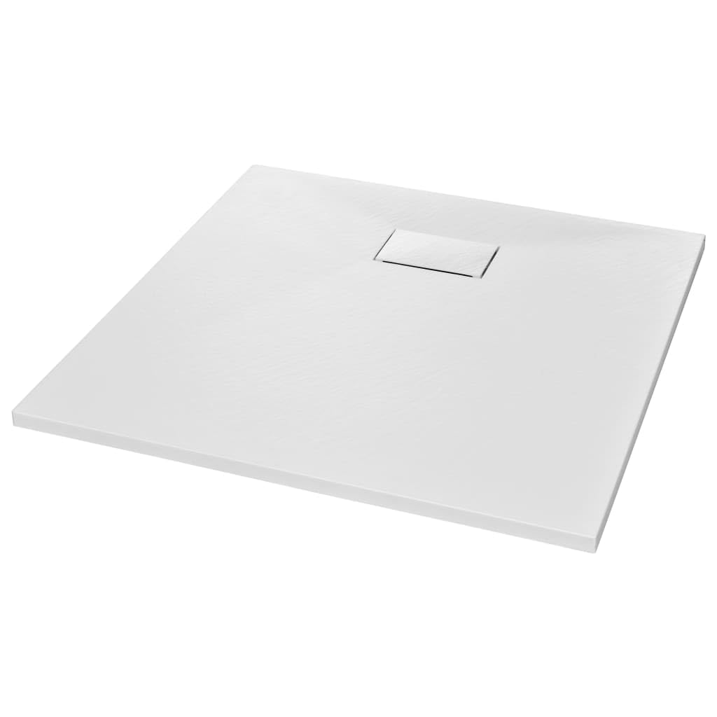 vidaXL Duschwanne SMC Weiss 80x80 cm