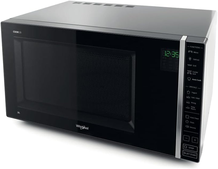 Whirlpool MWP 303 SB Kombination Grill und Mikrowelle / 900 W/ 30 L Garraum / Quartz Grill 1050 W /