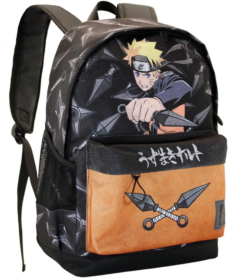 Naruto Weapons-ECO Rucksack 2.0, Schwarz