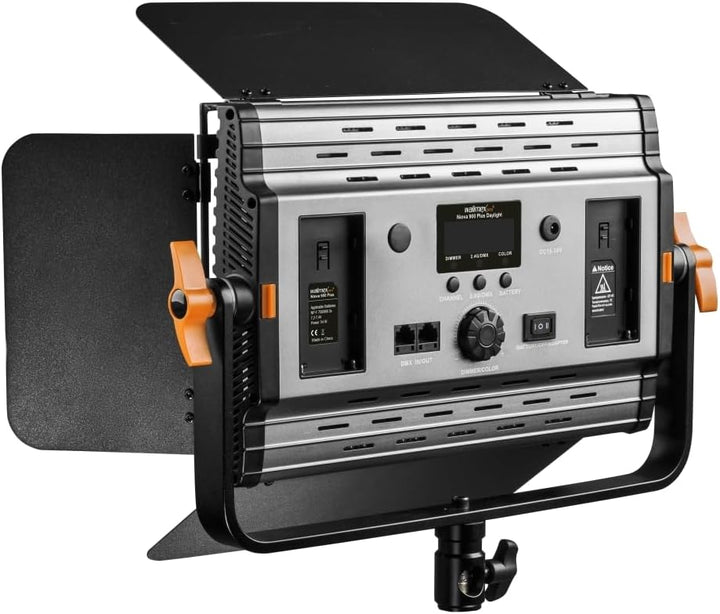 Walimex pro LED Niova 900 Plus Daylight + WT-806 Lampenstativ – Set aus Tageslicht-LED-Flächenleucht