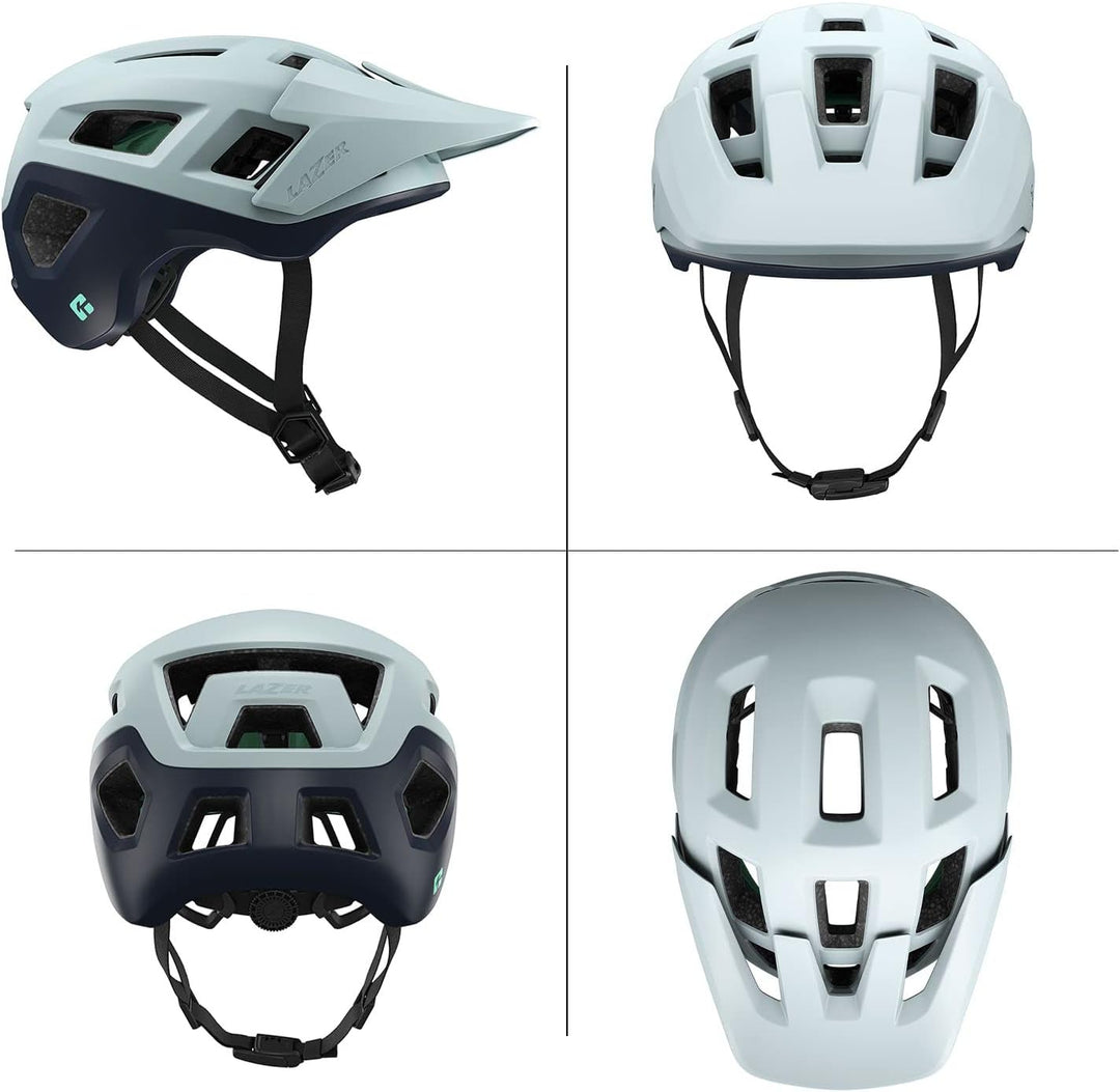 LAZER MTB-Helm Coyote KinetiCore, Light Blue (S) 52-56 cm, (S) 52-56 cm