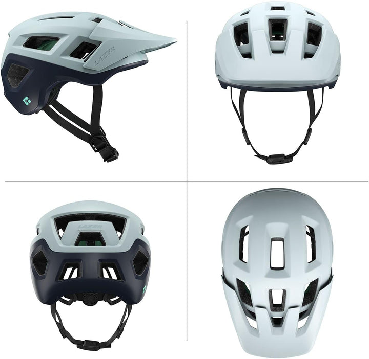 LAZER MTB-Helm Coyote KinetiCore, Light Blue (S) 52-56 cm, (S) 52-56 cm