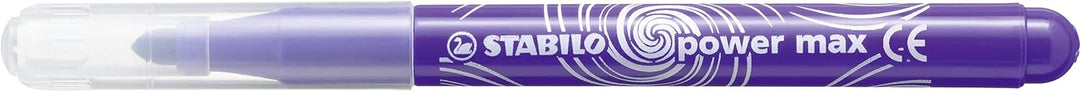 Filzstift - STABILO power max - 140er Pack - mit 18 verschiedenen Farben, 140er Pack