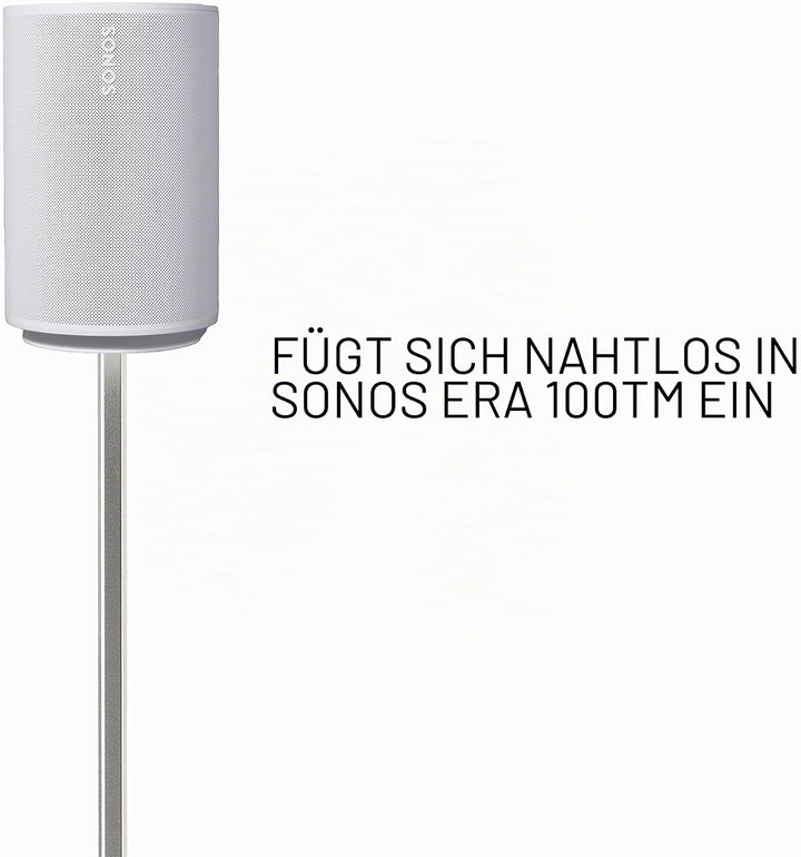 Sanus Lautsprecherständer für Sonos Era 100™, höhenverstellbar weiss, weiss