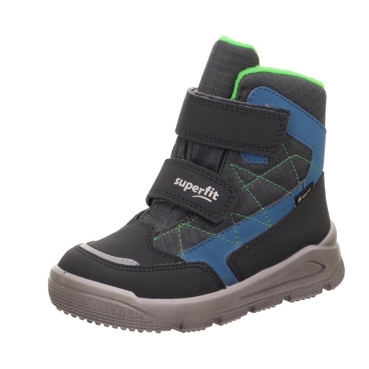 Superfit Jungen Mars Warm Gefütterte Gore-tex Schneestiefel 25 EU Schmal Grau Grün 2010, 25 EU Schma
