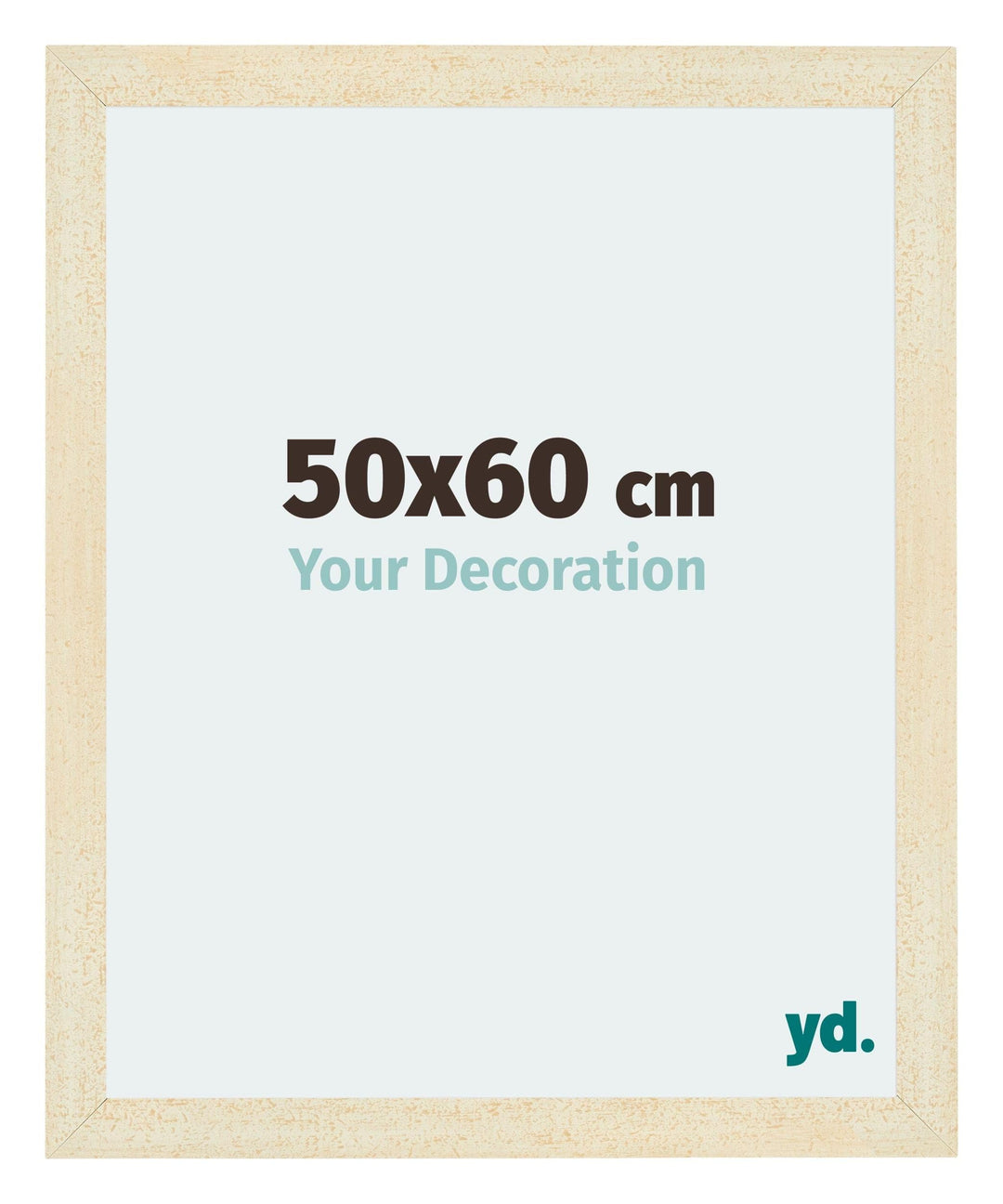 yd. Your Decoration - Bilderrahmen 50x60 cm - Bilderrahmen aus MDF mit Acrylglas - Antireflex - Ausg