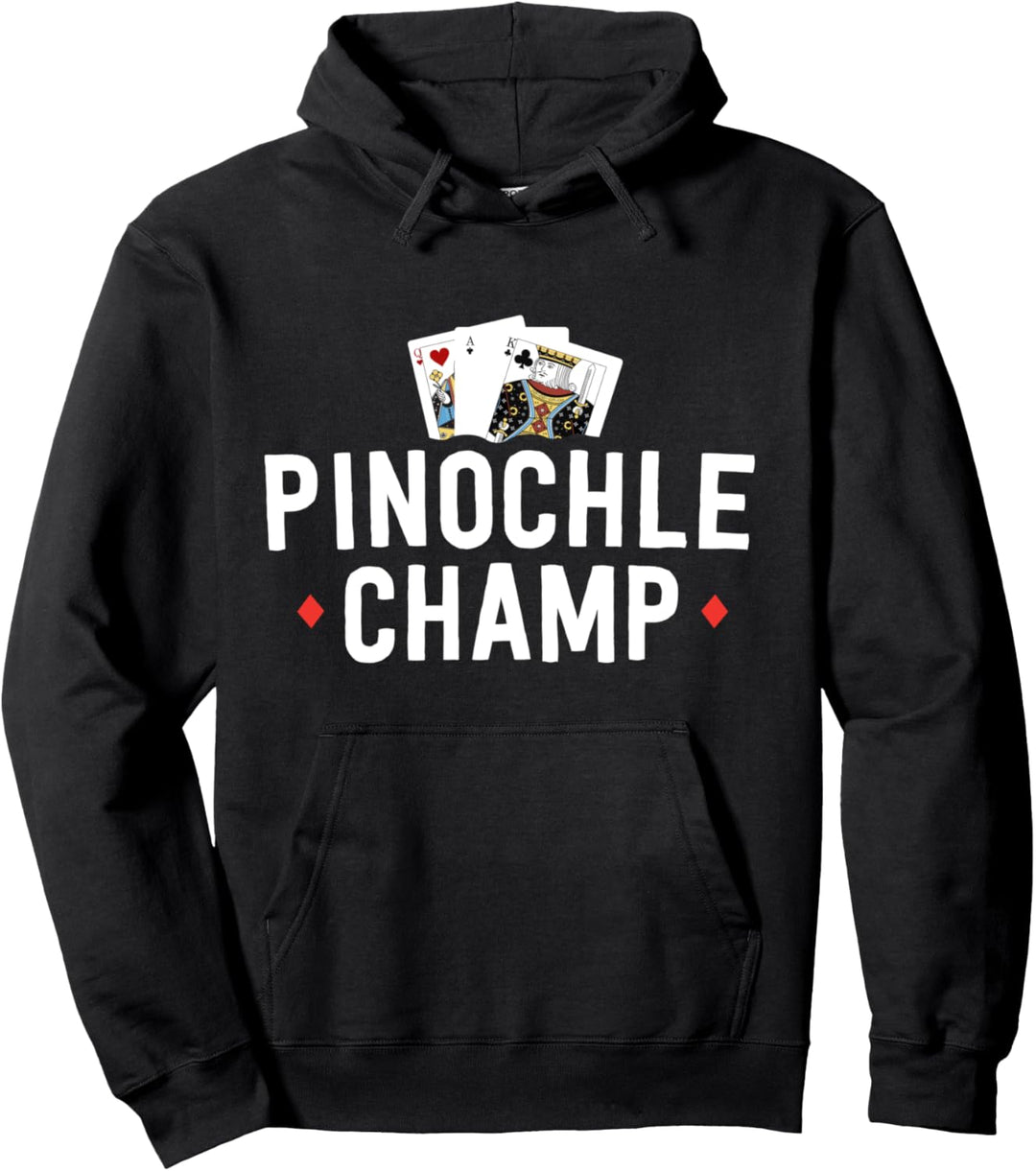 Funny Pinochle Shirt Tournament Pinochle Champ Player Gift Pullover Hoodie