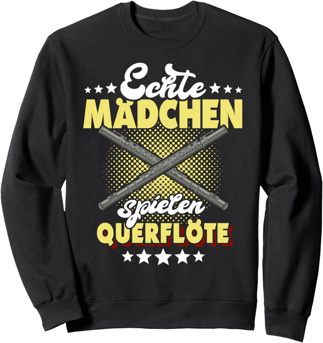 Querflöten Sprüche Flötisten Musiker Flötistin Querfloete Sweatshirt
