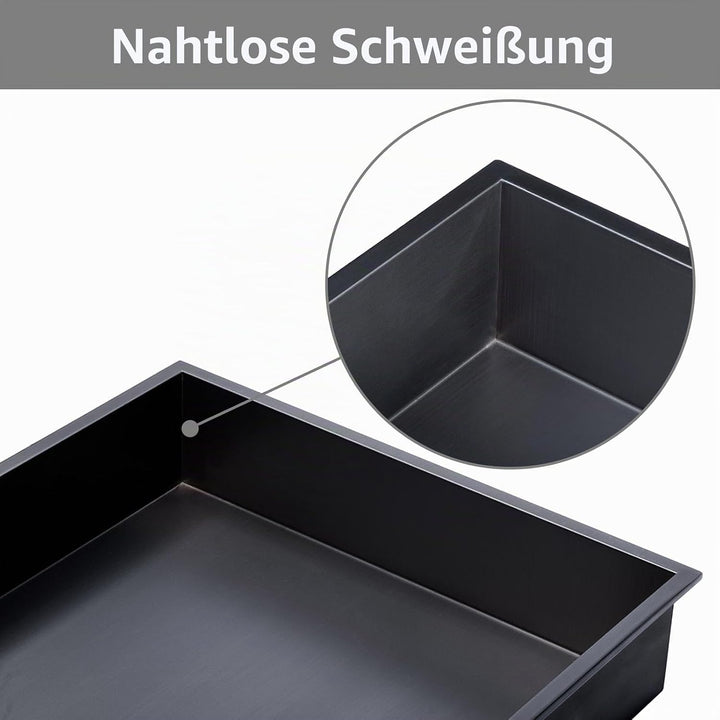 Wandnische Dusche,Wandnische Dusche Edelstahl,Wandnische Einzelregal Lagerung,Duschnische 30 * 30 *