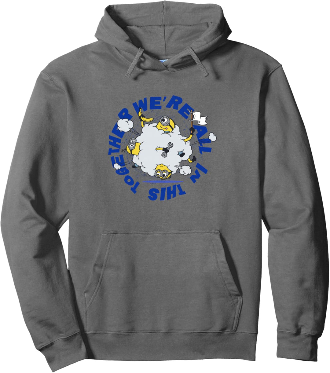 Minions We're All In This Together Scuffle Portrait Pullover Hoodie