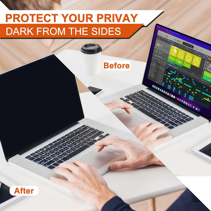 HaruYo Filtro de Privacidad Magnético Compatible Con MacBook Pro 13” (2016-2022, M1, M2), Anti-Spy P