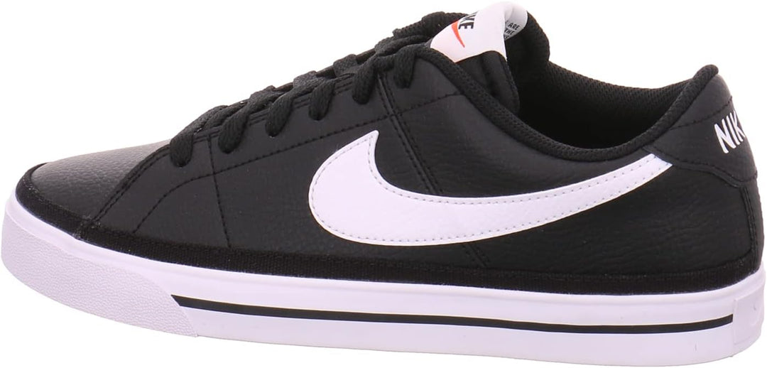 Nike Herren Court LegacySneaker 42.5 EU Black White Gum Light Brown, 42.5 EU Black White Gum Light B