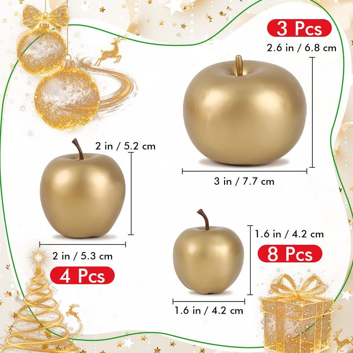 15Pcs künstliche Äpfel Gefälschte Früchte Schaumstoff Kunststoff Apfeldekorationen Faux Simulation A