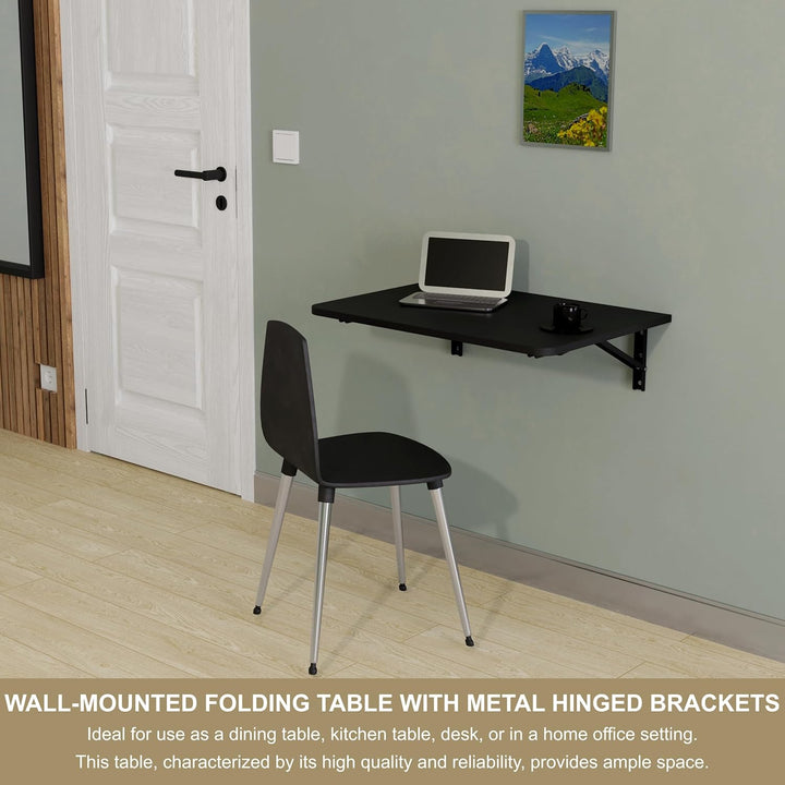 Wandklapptisch Schreibtisch Tischplatte 70x50 cm Klapptisch Esstisch Küchentisch für die Wand Bartis