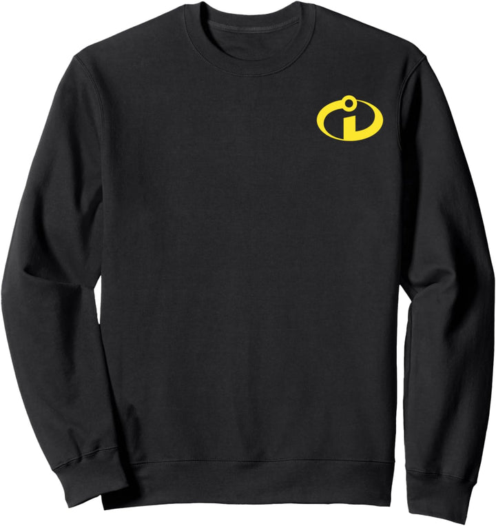 Disney Pixar Incredibles Yellow Logo Pocket Sweatshirt