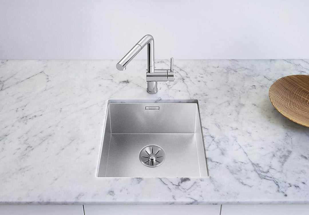 Blanco Linus-S Küchenarmatur, Chrom, 512402 Metallische Oberfläche Schlauchbrause Chrom, Metallische