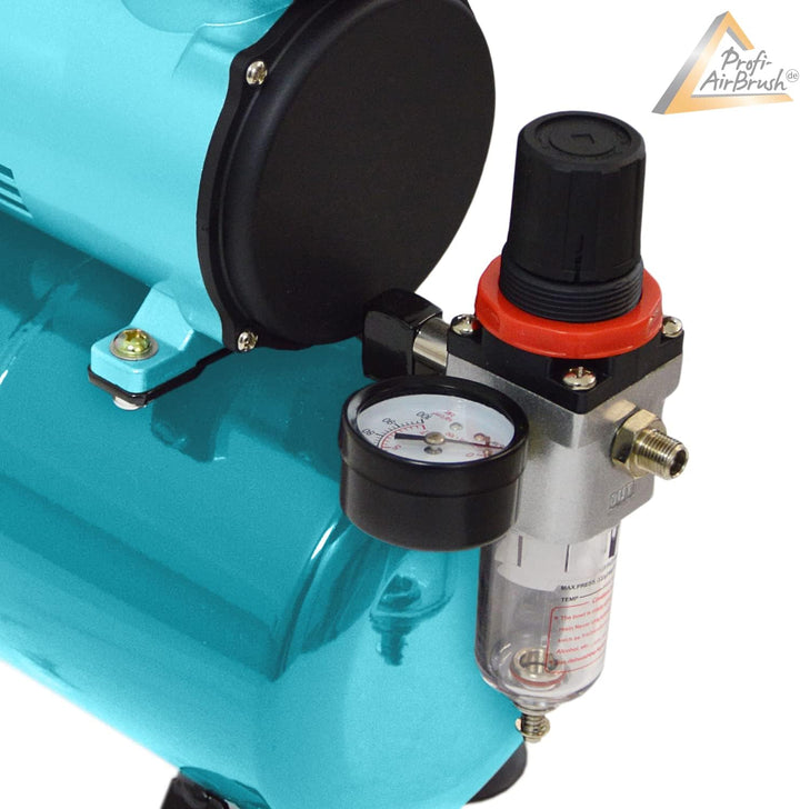 AirBrush Kompressor Duo-Power II - Das Airbrush-Kit mit Doppel/Zweizylinder Kompressor Kit für Künst