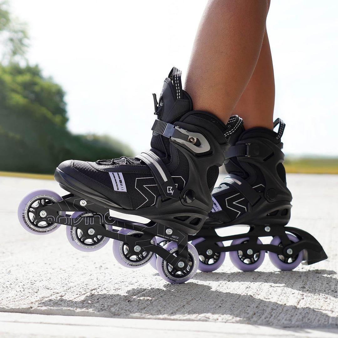 Movino Inline Skates | Cruzer B4 | Fitness Rollschuhe | Damen Herren Inliner | Inliner für Erwachsen