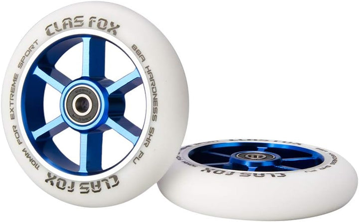 CLAS FOX Pro Stunt Scooter Rollen Roller Räder 110mm EIN Paar mit ABEC-9 Kugellager CNC Metallker (2