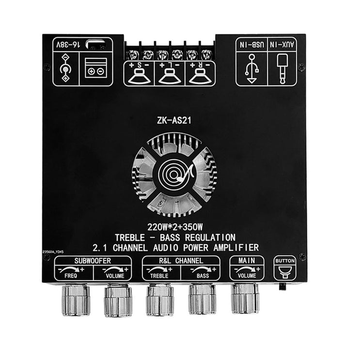 DollaTek 2.1 Bluetooth-Leistungsverstärkerplatine mit TPA3255-Chip, 220 W x 2 + 350 W Bluetooth-Laut