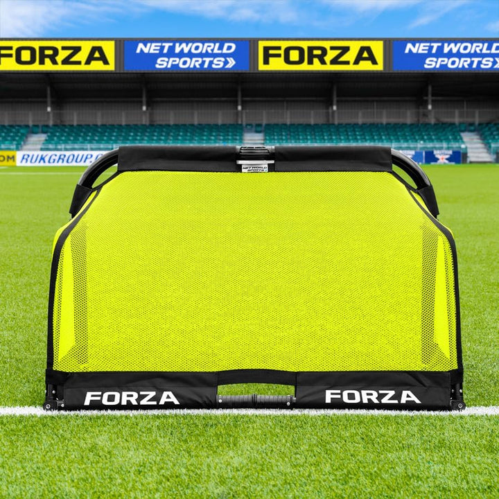 FORZA POD Tor | Pro Alu50 Tragbares Pop-Up-Trainingstor mit Netz und Tragetasche, Schnellaufbau | Le