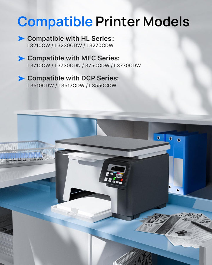 GPC Image TN-243CMYK TN247 Kompatibel für Brother MFC L3750CDW MFC-L3750CDW HL-L3210CW DCP-L3550CDW