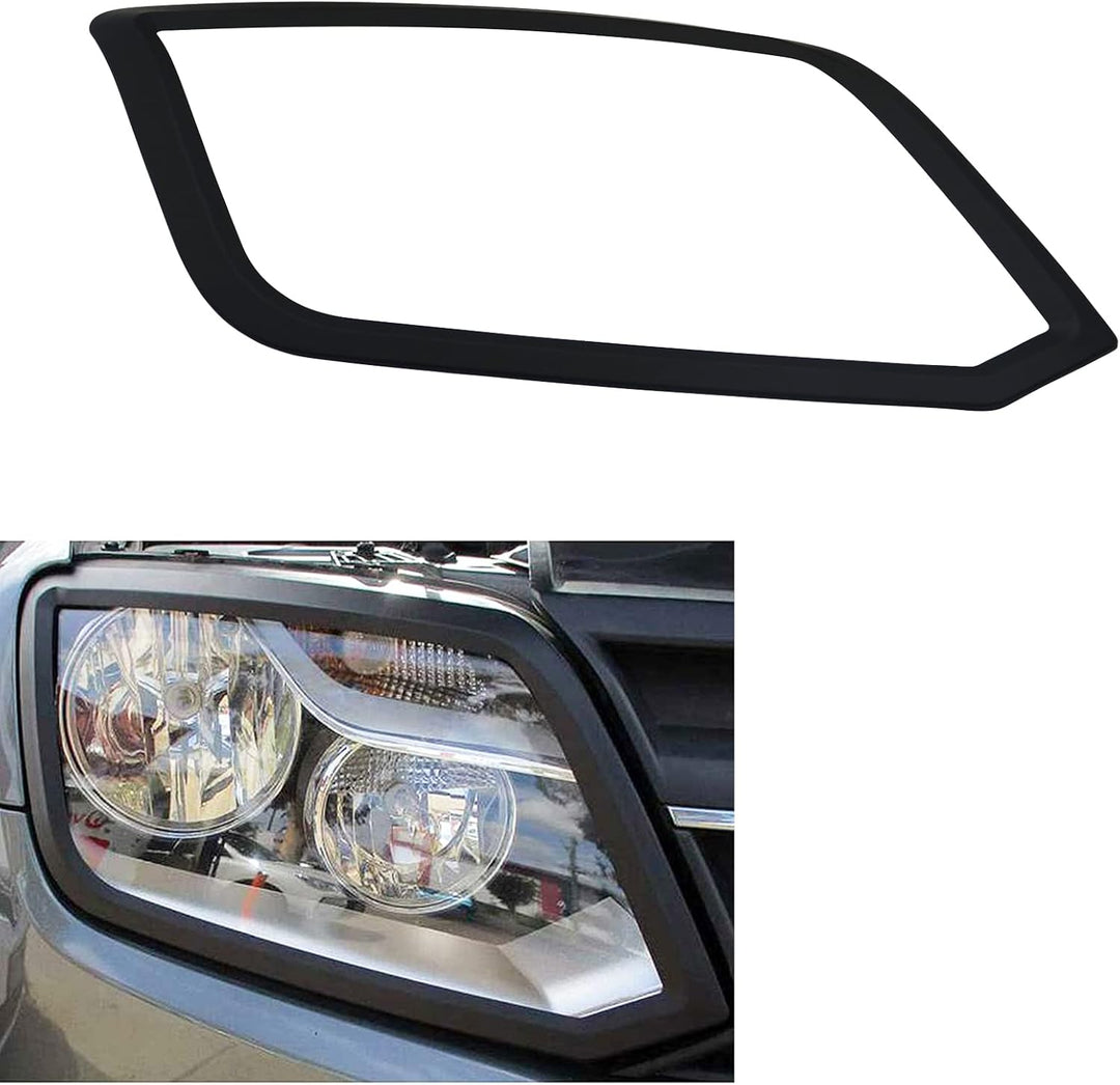 JHCHAN Scheinwerfer abdeckung Aussenschutzverkleidung für VW Amarok Erste Generation 2010–2022 V5 V6