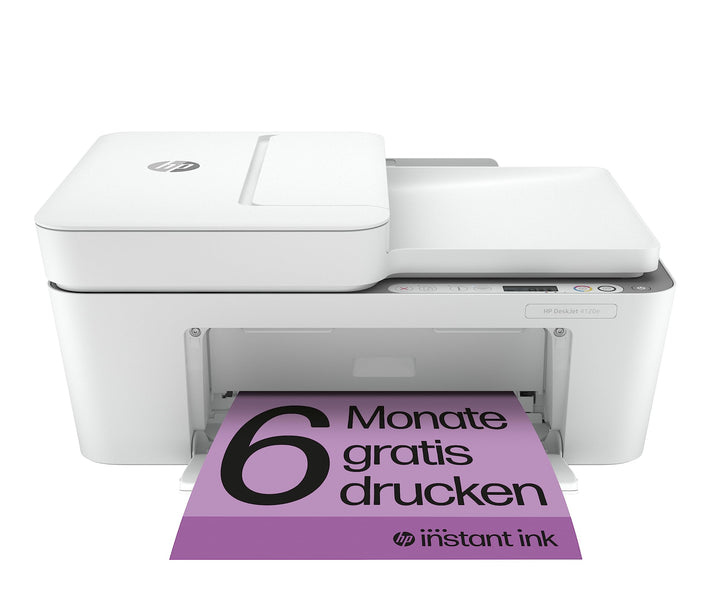 HP DeskJet 4120e Multifunktionsdrucker (HP+, Drucker, Kopierer, Scanner, mobiler Faxversand, WLAN, A