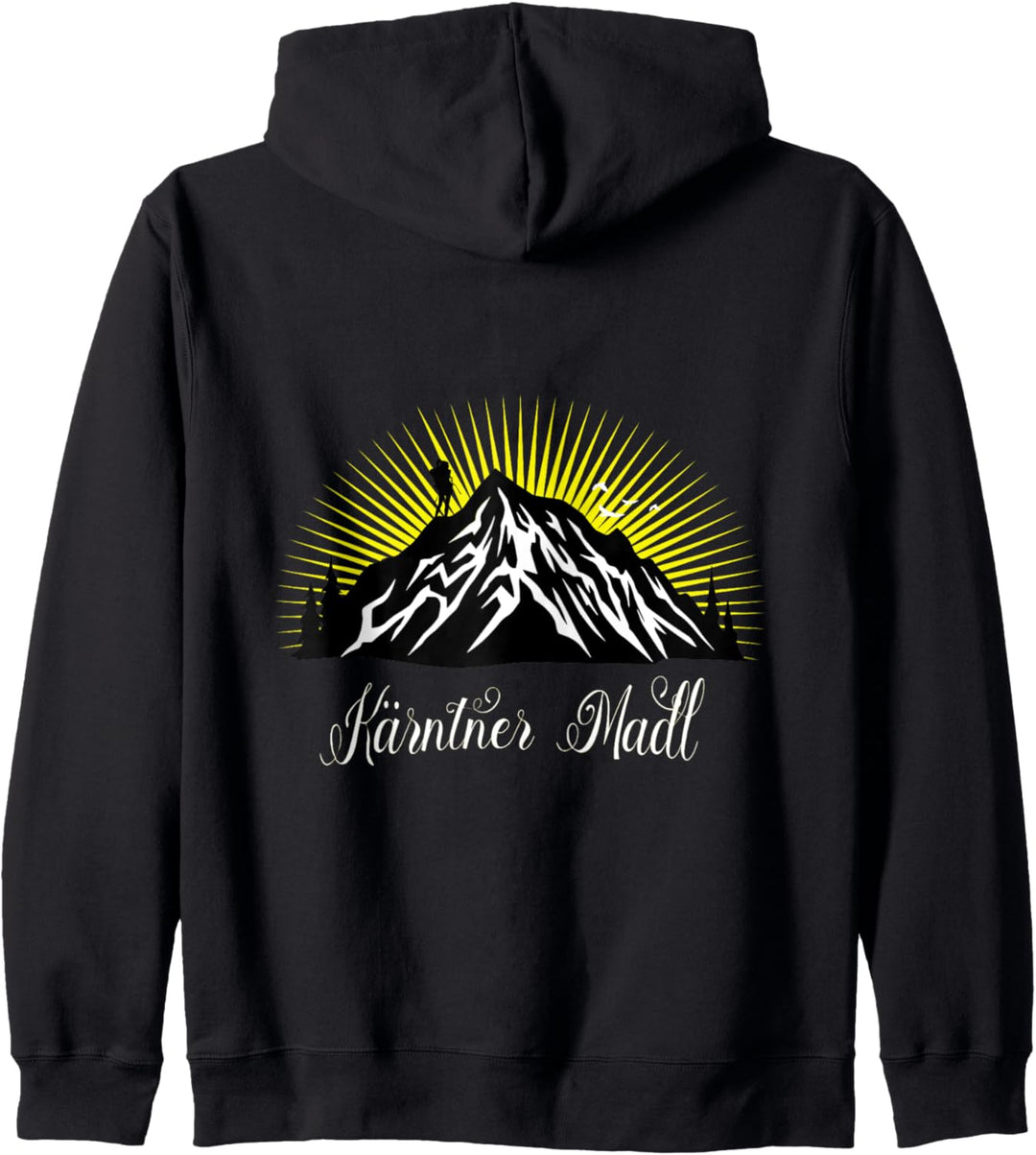 Kärnten T-Shirt Kärntner Madl Wandern Trekking Berge Frauen Kapuzenjacke