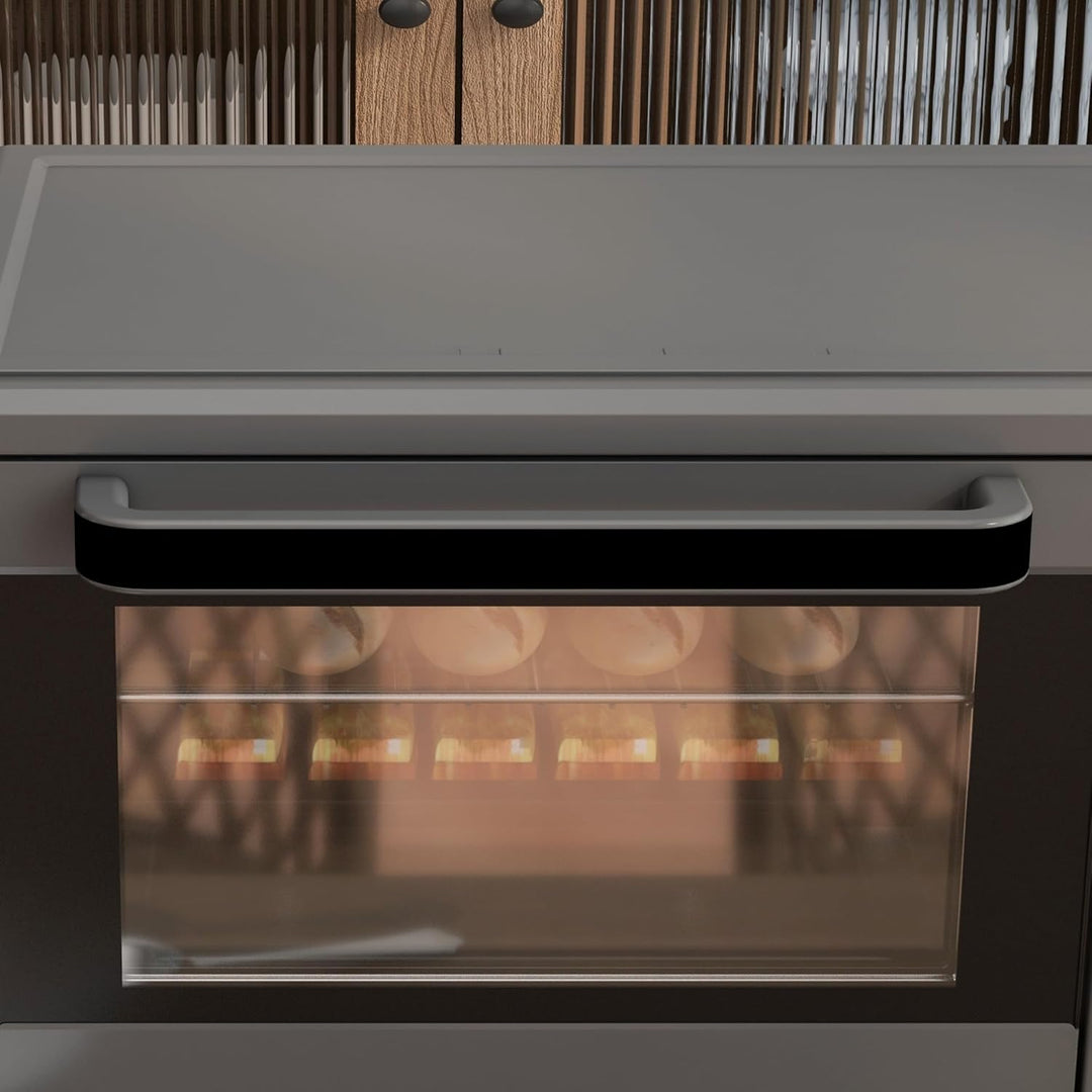 HOMCOM Minibackofen 21L 1400W 60 Min. Timer, Kleinbackofen mit 100 °C-230 °C einstellbar Temperatur
