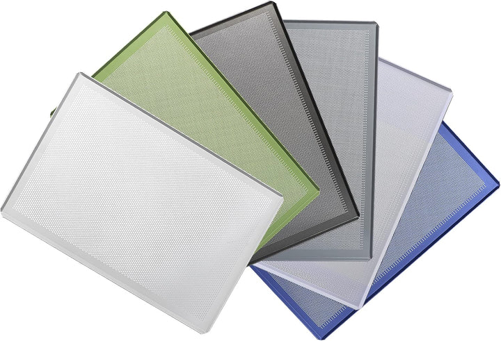 Antihaftbeschichtete Alu-Backform gelocht, 60 x 40 mit professioneller Hardfood Beschichtung Ø 2 mm