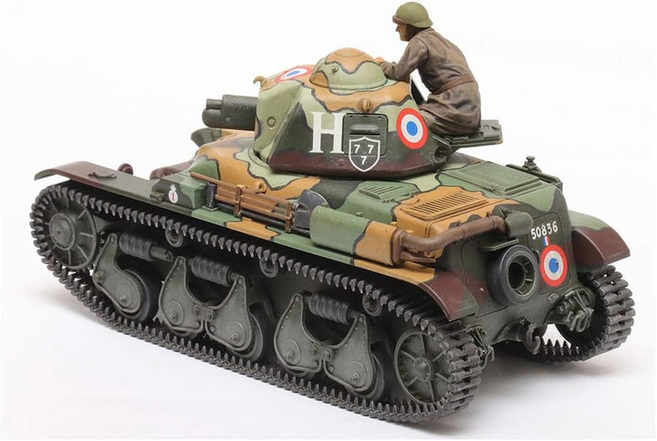 TAMIYA 35373-000 1:35 Französischer Panzer R35, originalgetreue Nachbildung, Modellbau, Plastik Baus