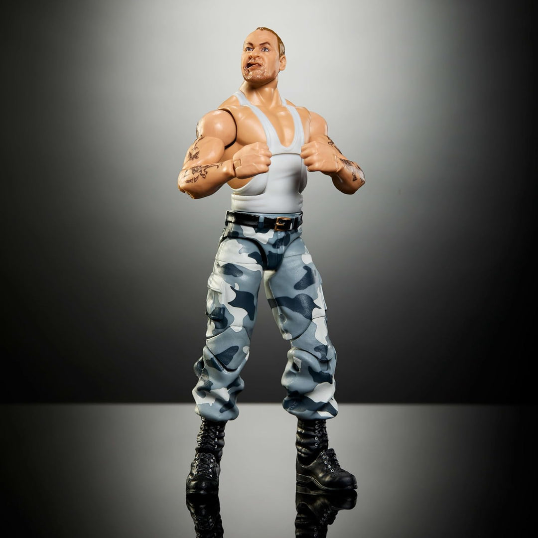 Mattel WWE Elite Collection Actionfigur & Zubehör, Premium Live Event Bushwhacker Luke mit austausch