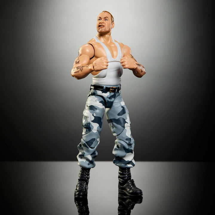 Mattel WWE Elite Collection Actionfigur & Zubehör, Premium Live Event Bushwhacker Luke mit austausch