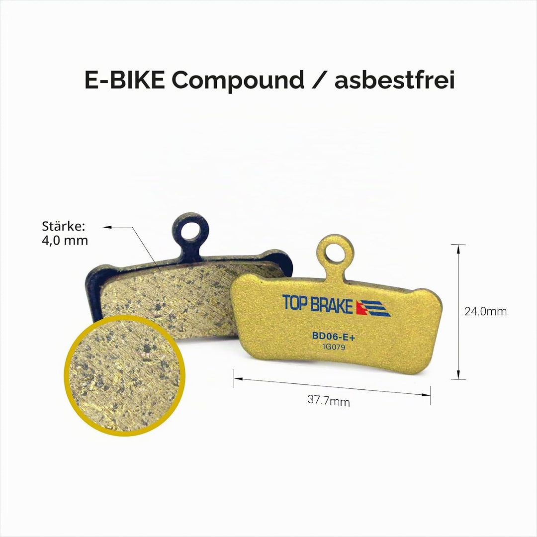 Top Brake Scheibenbremsbeläge Fahrrad für AVID Elixar 7 Trail/Elixir 9 Trail/XO Trail SRAM G2,Guide
