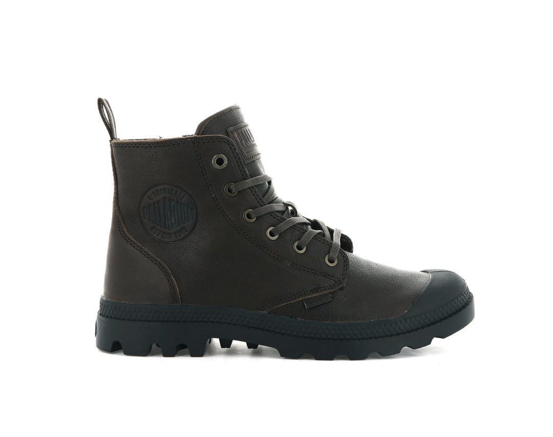 Palladium Herren Pampa Zip Leather Stiefelette 41 EU Bison 76888 248, 35 EU