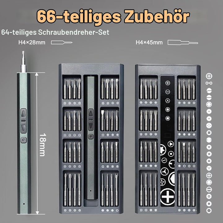 66 in 1 Elektrischer Schraubendreher,Magnetisch Elektrische schraubendreher, Electric Screwdriver mi