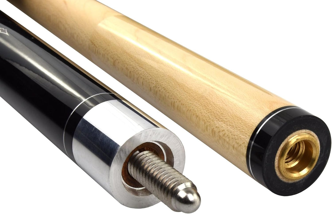 Hardy Pool Billard Queue TH-Serie 1-5, Billardqueue aus hochwertigem Ahornholz, Cue Länge 147cm, 13